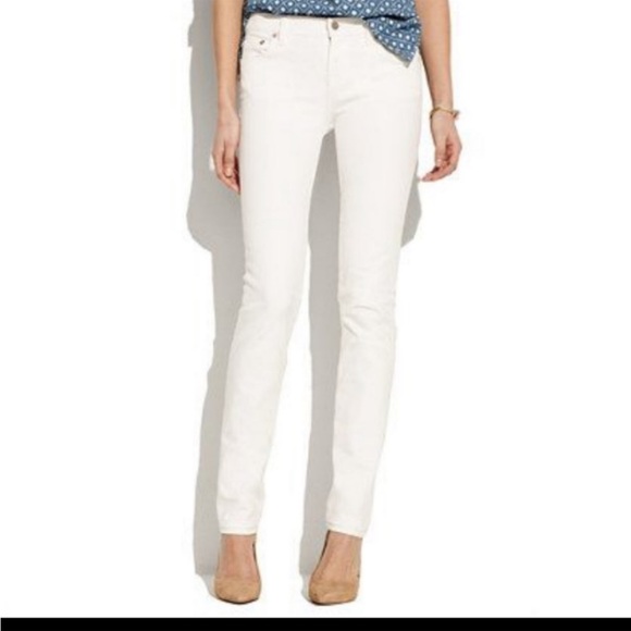 Madewell Denim - MADEWELL | RAIL Straight white denim jeans women’s 30x34